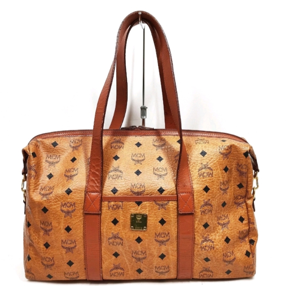 Authentic MCM Brown Leather Bag Golf Collection - Picture 11 of 12